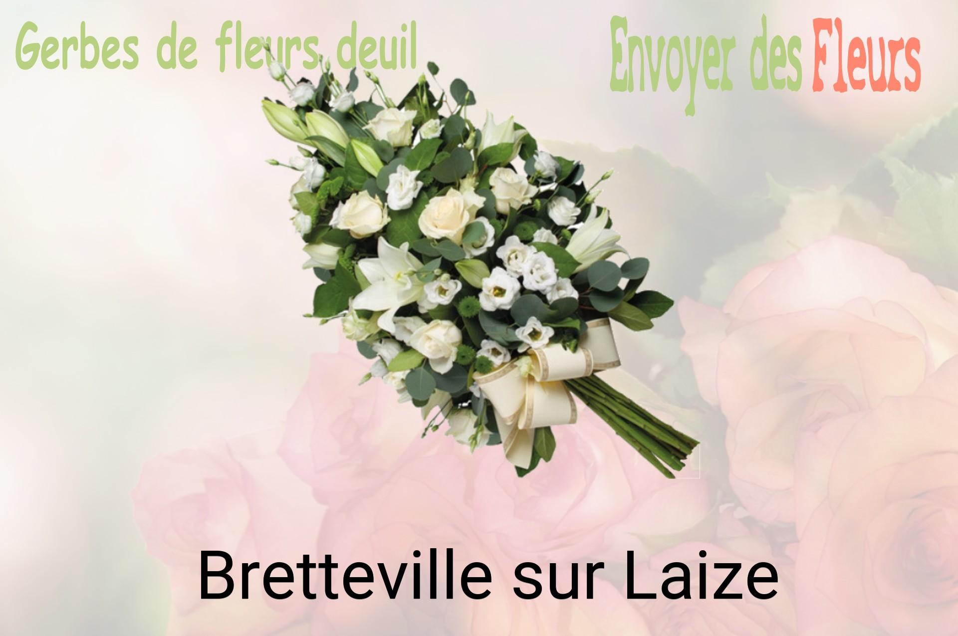 Gerbe de fleurs de deuil livrée à Bretteville-sur-Laize